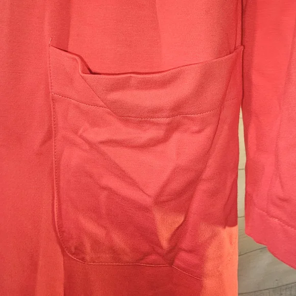 Ripley Rader Coral Smoking Jacket Open Front Cardigan Small - Picture 4 of 5